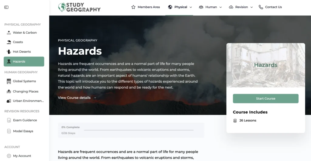 A level Geography Platform image